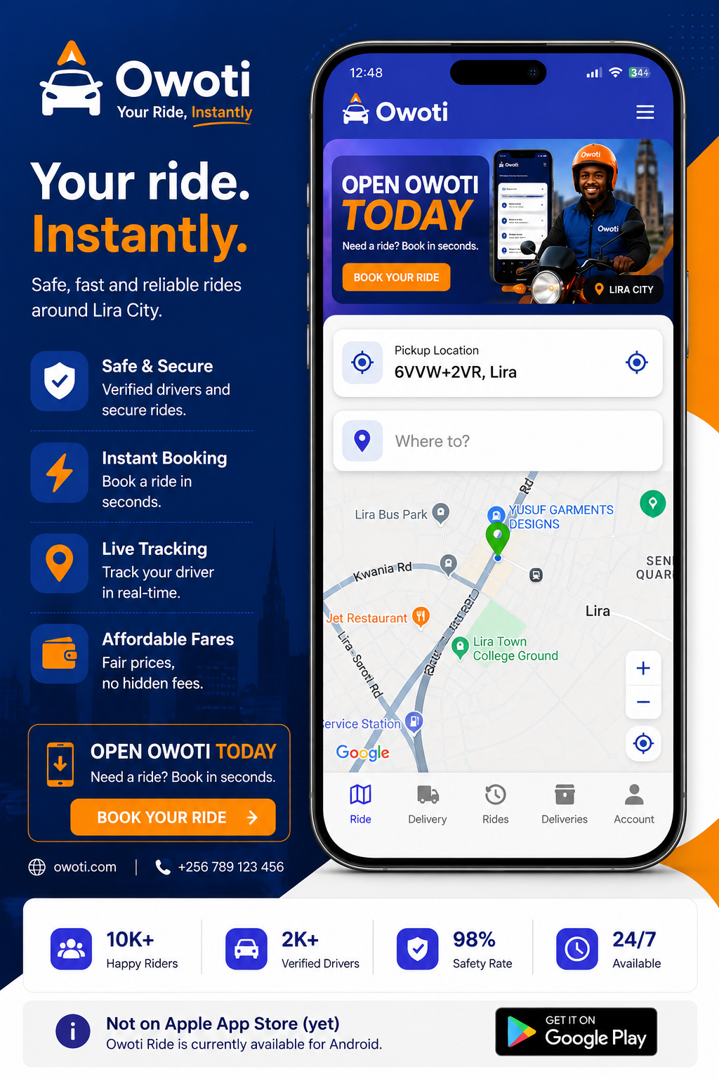 Owoti Ride and Delivery Platform